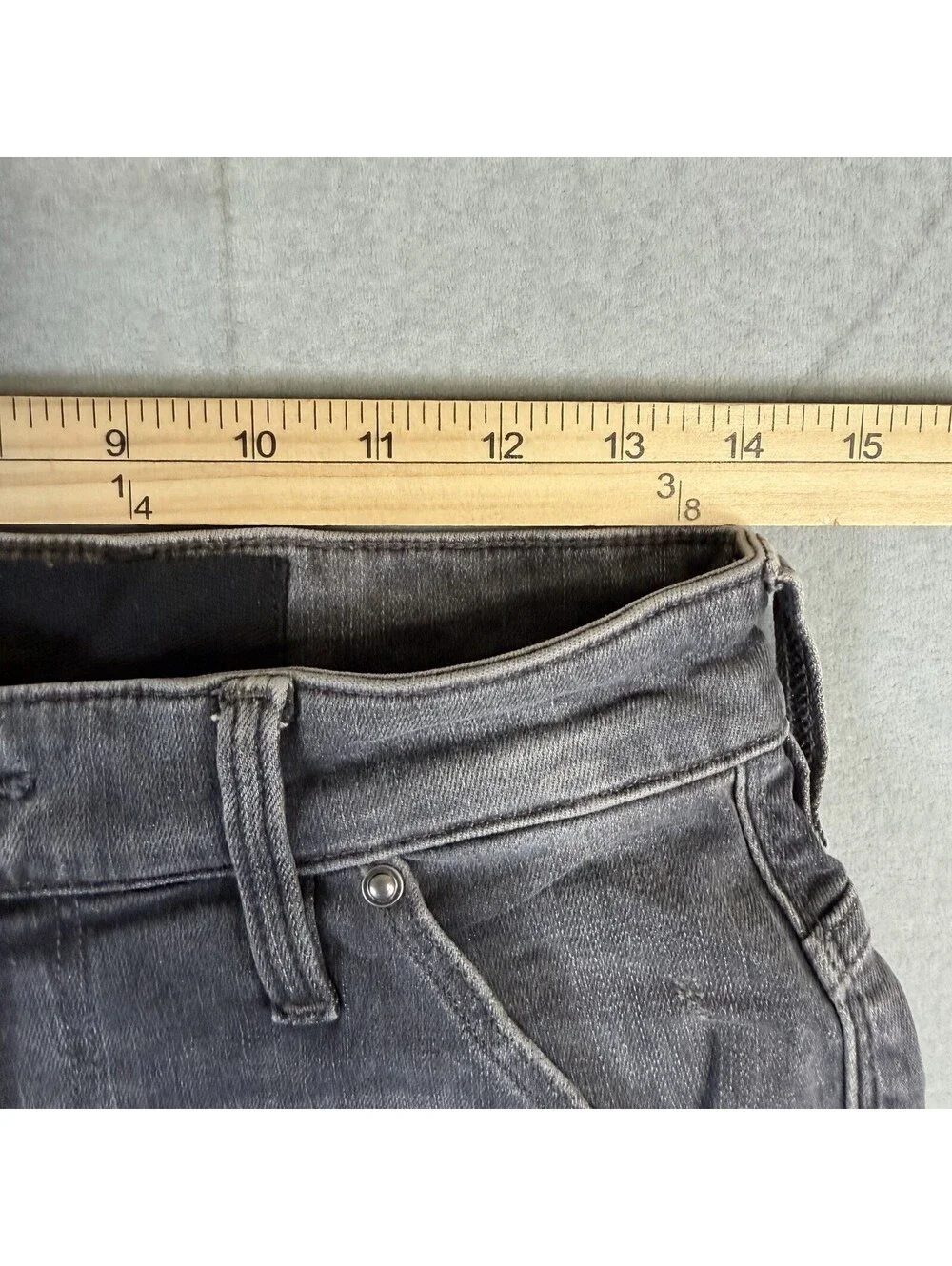 G Star Raw Airblaze 3D Skinny Jeans Mens 28x32 Gray Cargo Denim Utility Stretch